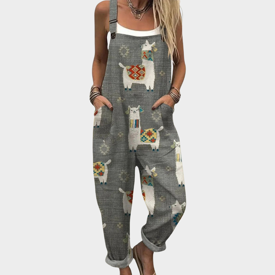 Mono estampado corte holgado