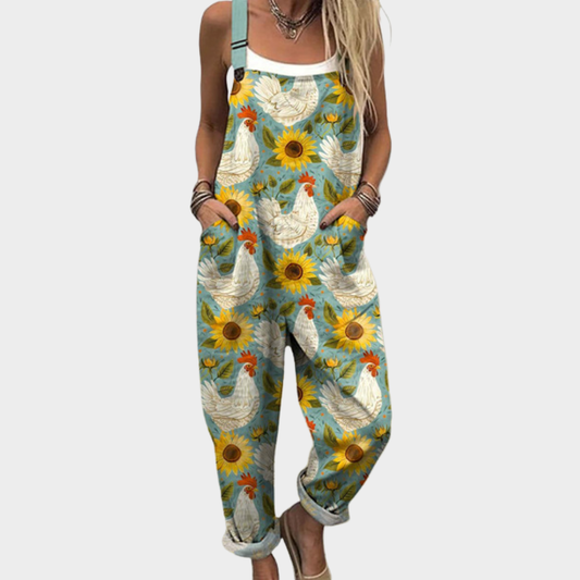 Printed Loose Fit Jumpsuit
