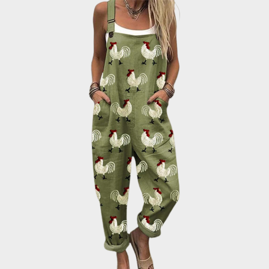 Printed Loose Fit Jumpsuit