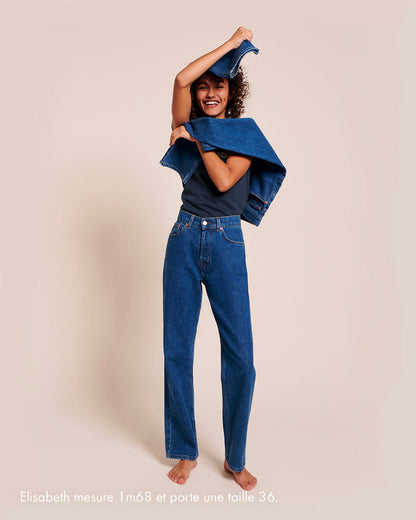 Jeans efecto favorecedor – índigo