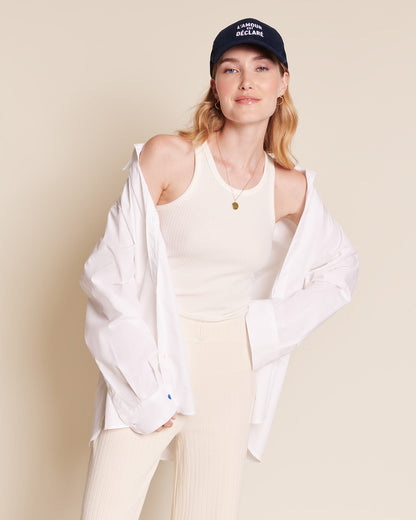 Pantalones de algodón orgánico – crema