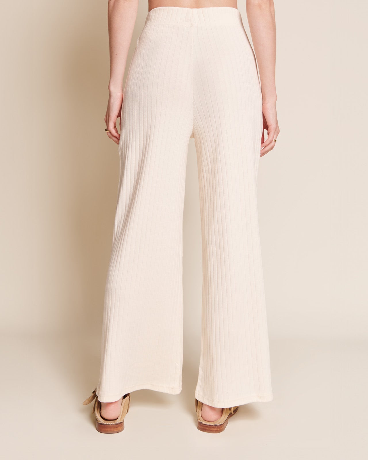 Pantalones de algodón orgánico – crema