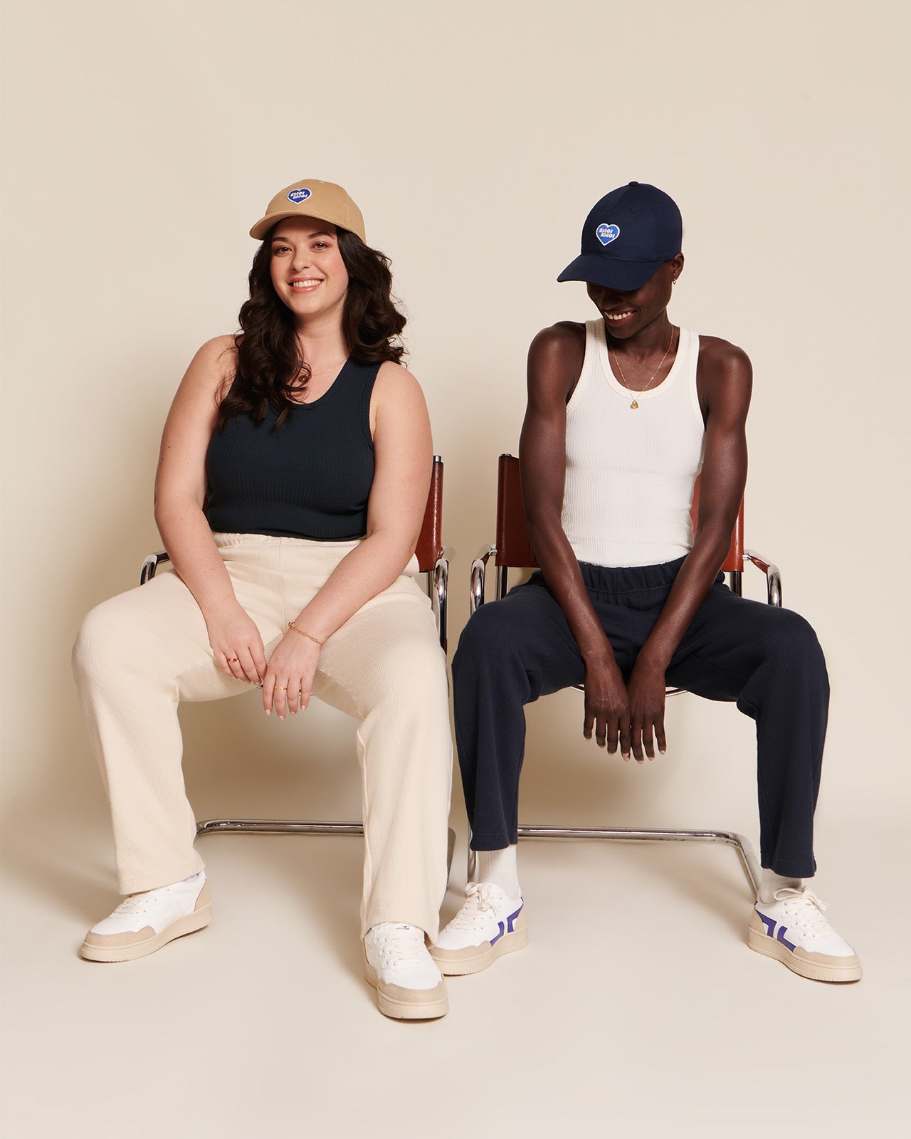 Pantalones de algodón orgánico acanalados Phoenix – tono claro