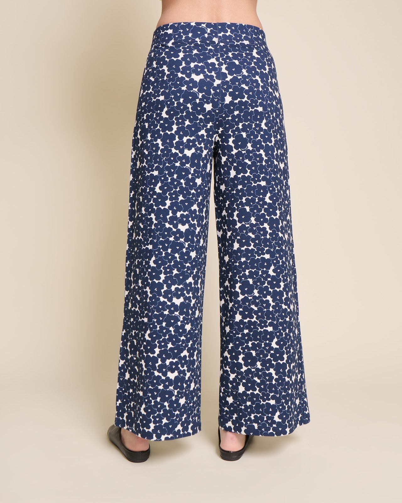 Pantalones de algodón orgánico – anémonas azules
