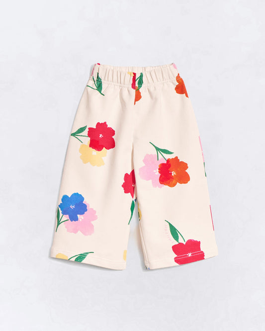 Pantalones de algodón orgánico Palou – ramo de anémonas