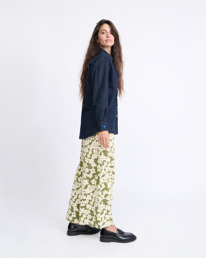 Pantalones de algodón orgánico Pauline – flores silvestres