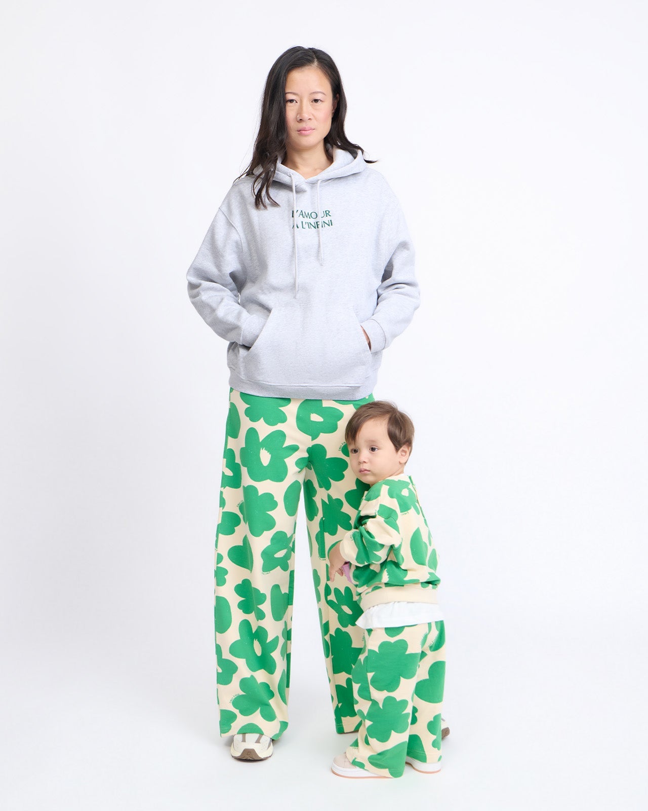 Pantalones de algodón orgánico Palou – estampado corazón