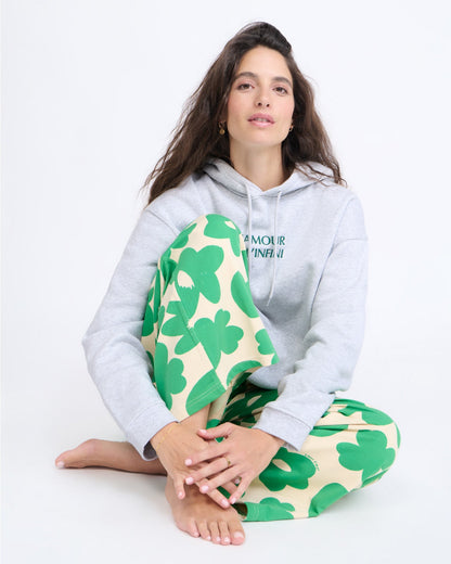 Pantalones de algodón orgánico – estampado corazón