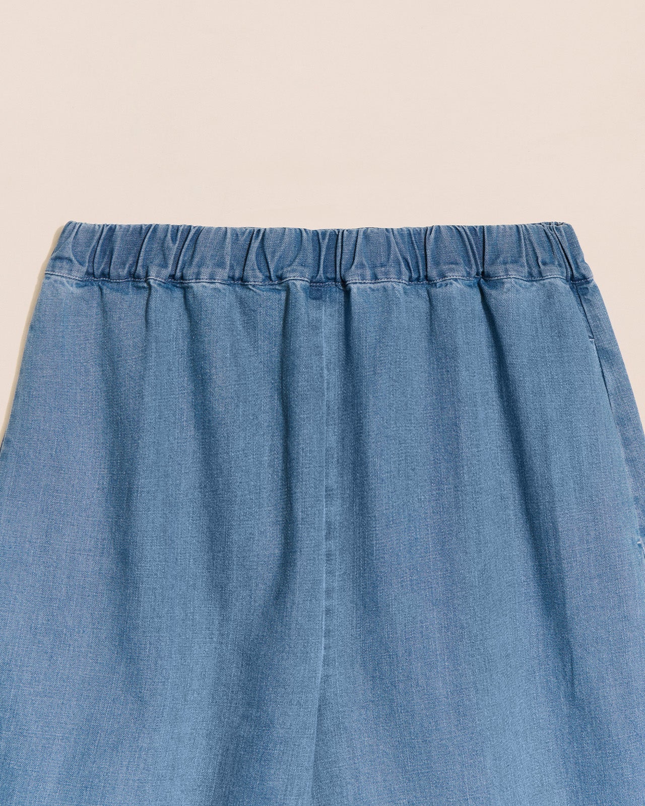 Pantalones de algodón orgánico Pacific – denim claro