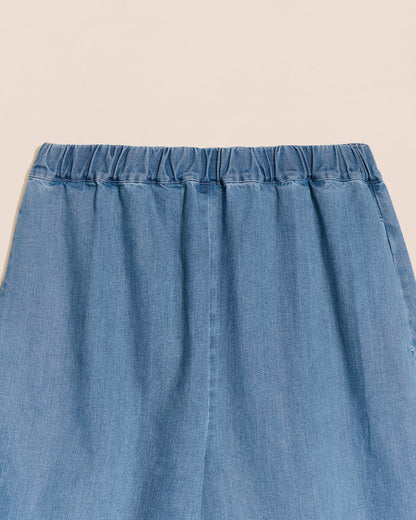 Pantalones de algodón orgánico Pacific – denim claro
