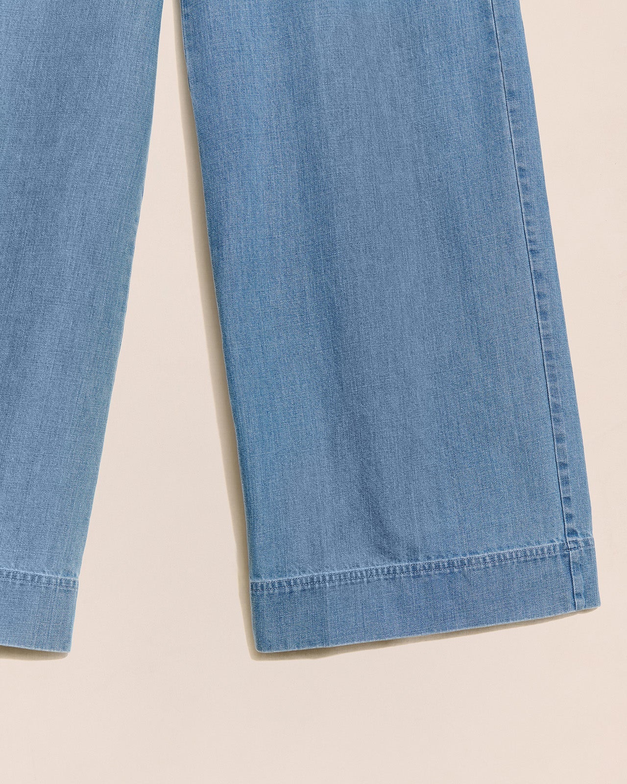 Pantalones de algodón orgánico Pacific – denim claro