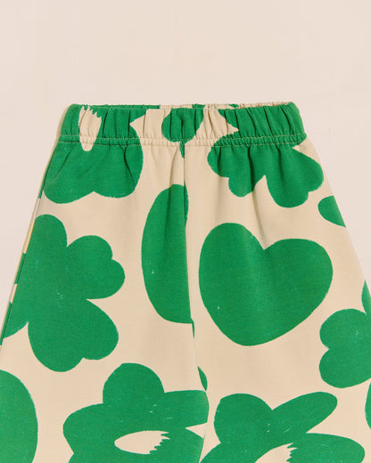 Pantalones de algodón orgánico Palou – estampado corazón