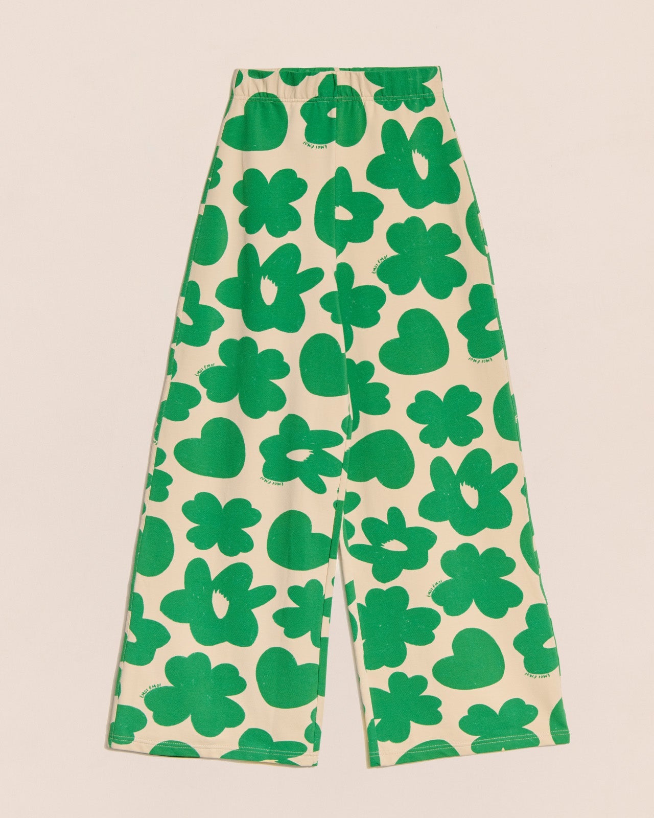 Pantalones de algodón orgánico – estampado corazón