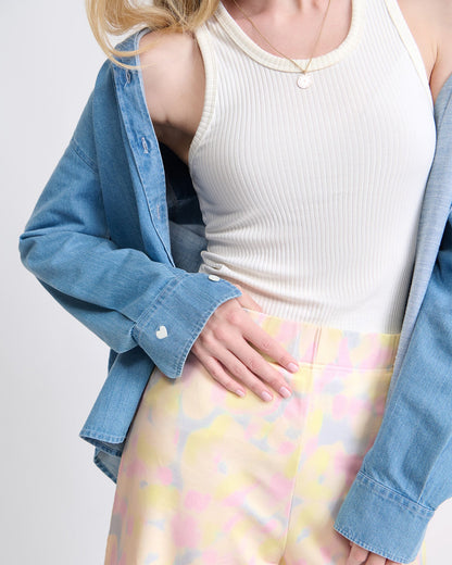 Pantalones de algodón orgánico – flores dream
