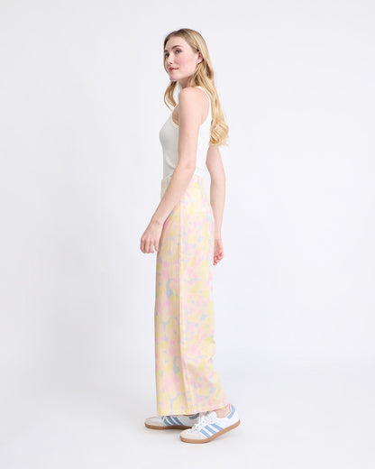 Pantalones de algodón orgánico – flores dream
