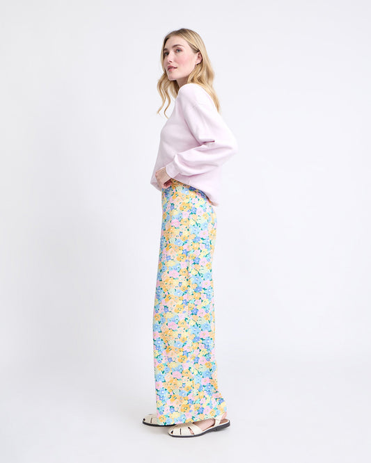Leggings de algodón orgánico Lola – flores montaña