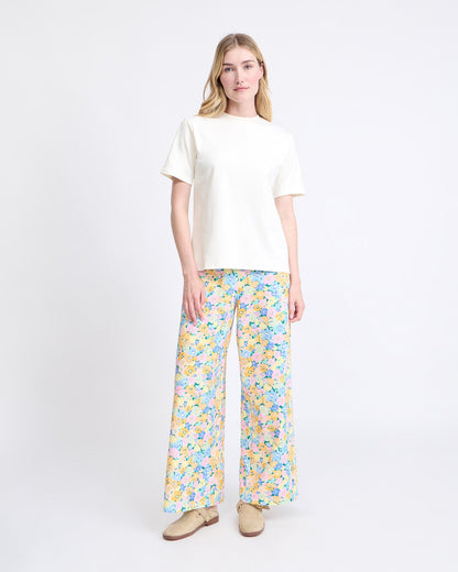 Leggings de algodón orgánico Lola – flores montaña