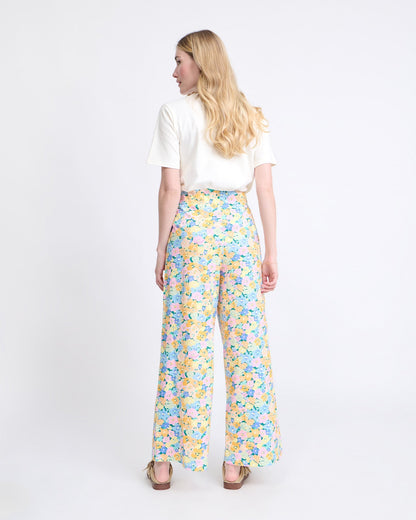 Leggings de algodón orgánico Lola – flores montaña