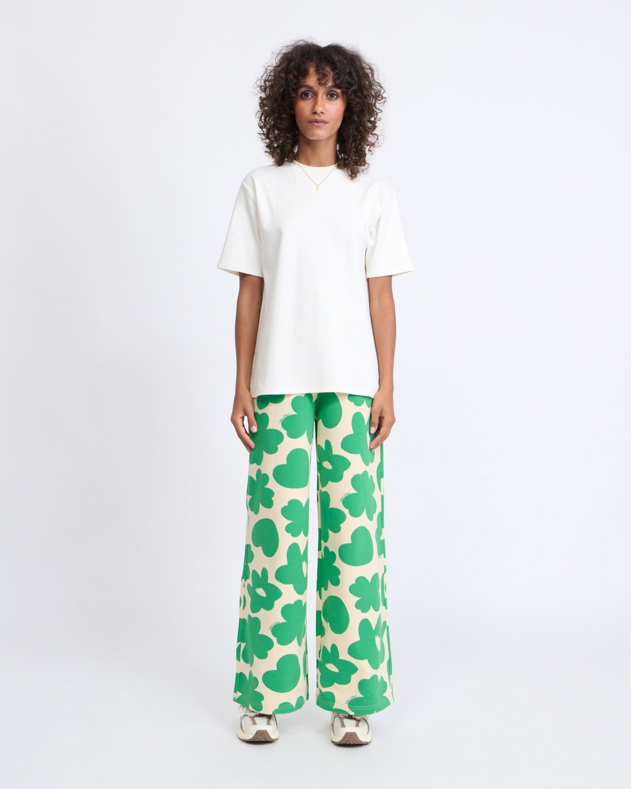 Pantalones de algodón orgánico – estampado corazón