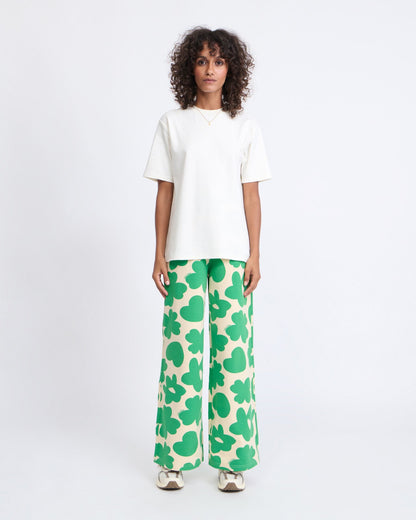 Pantalones de algodón orgánico – estampado corazón