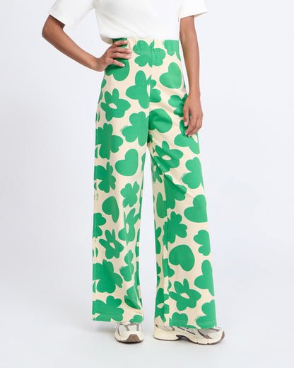 Pantalones de algodón orgánico – estampado corazón