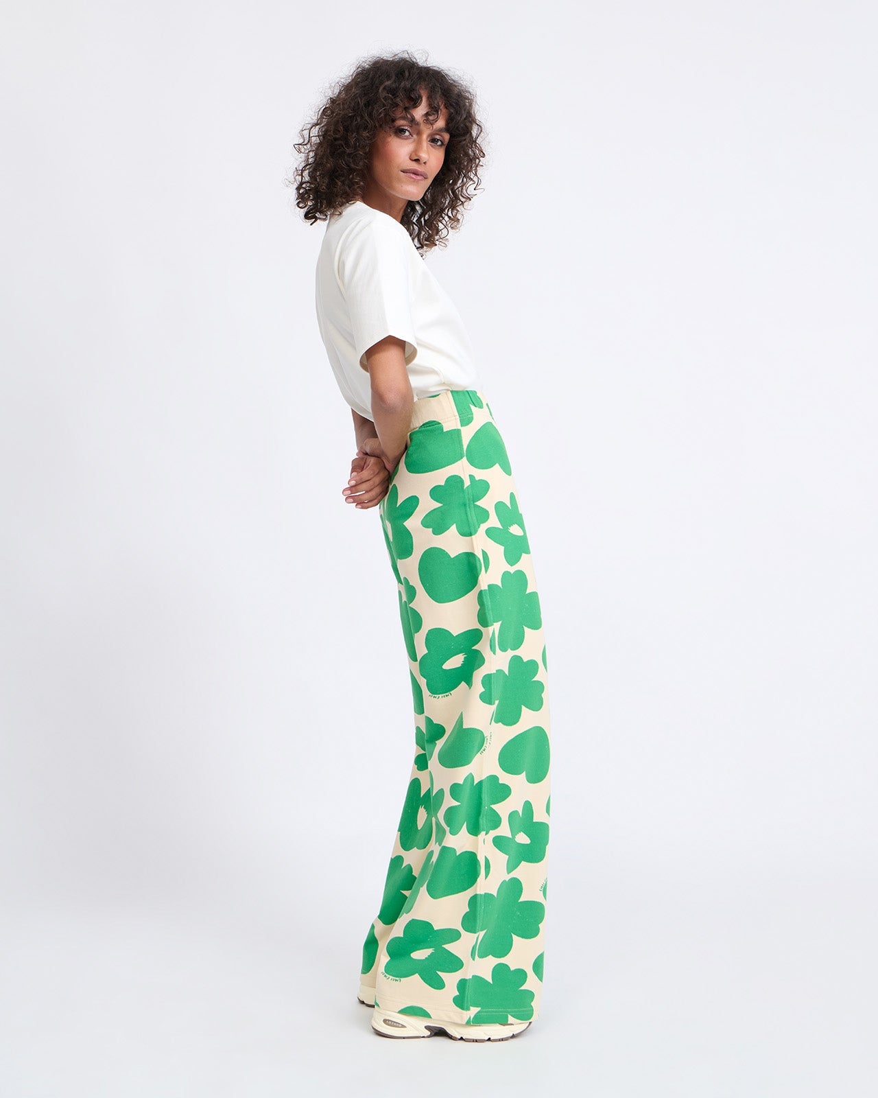 Pantalones de algodón orgánico – estampado corazón