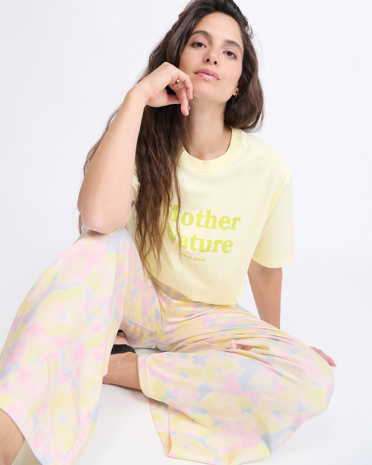 Pantalones de algodón orgánico – flores dream