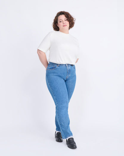 Jeans efecto favorecedor – índigo