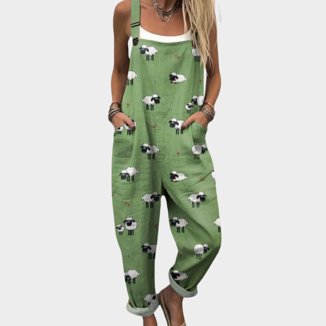 Mono estampado corte holgado