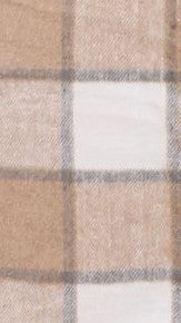 Chaqueta Saskia – cuadros beige/crema