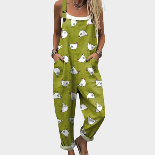 Printed Loose Fit Jumpsuit