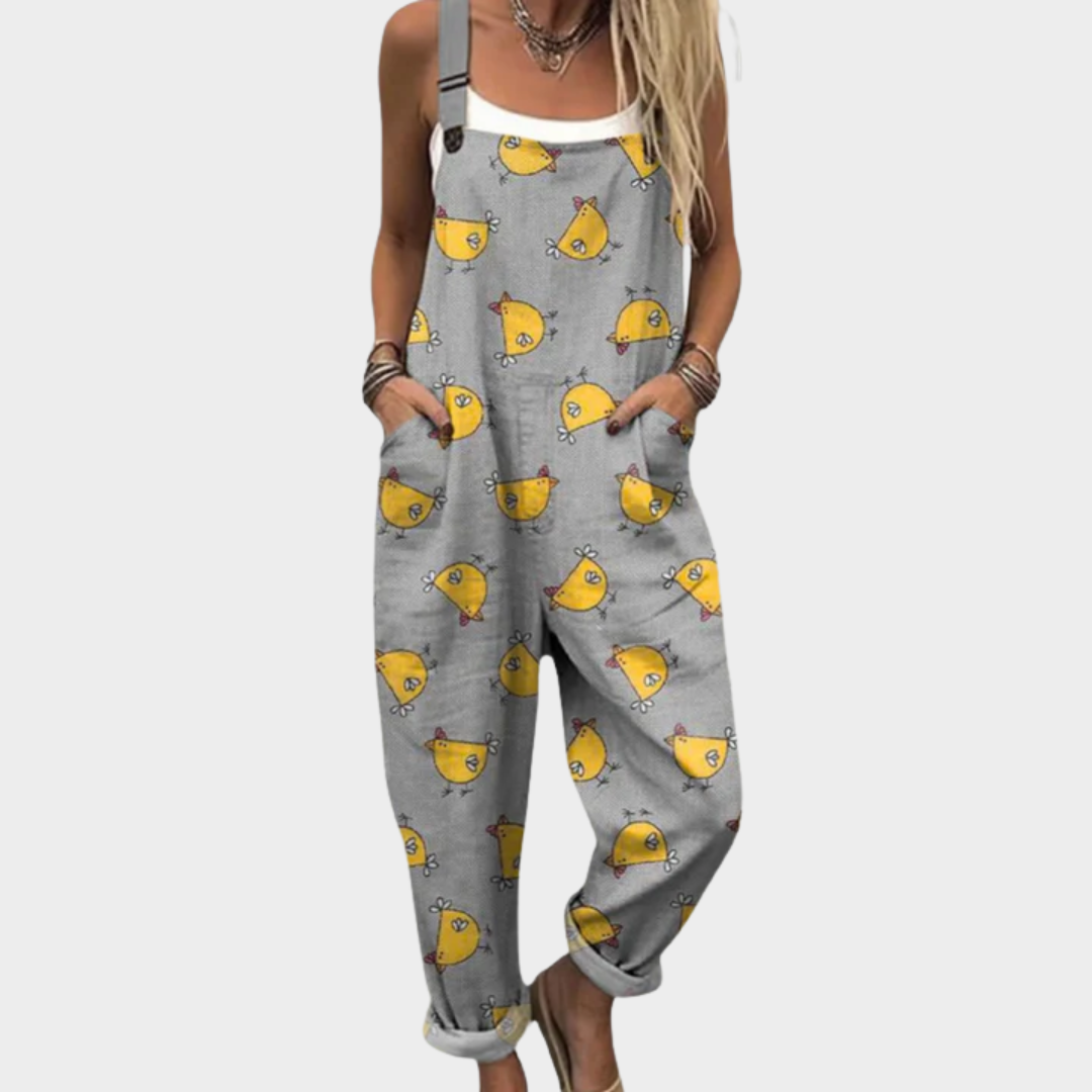 Mono estampado corte holgado