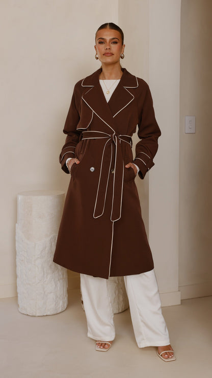 Gabardina Blanca – espresso