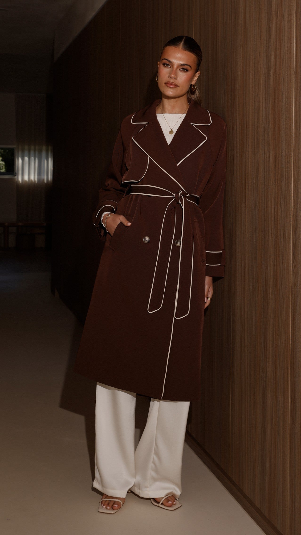 Gabardina Blanca – espresso