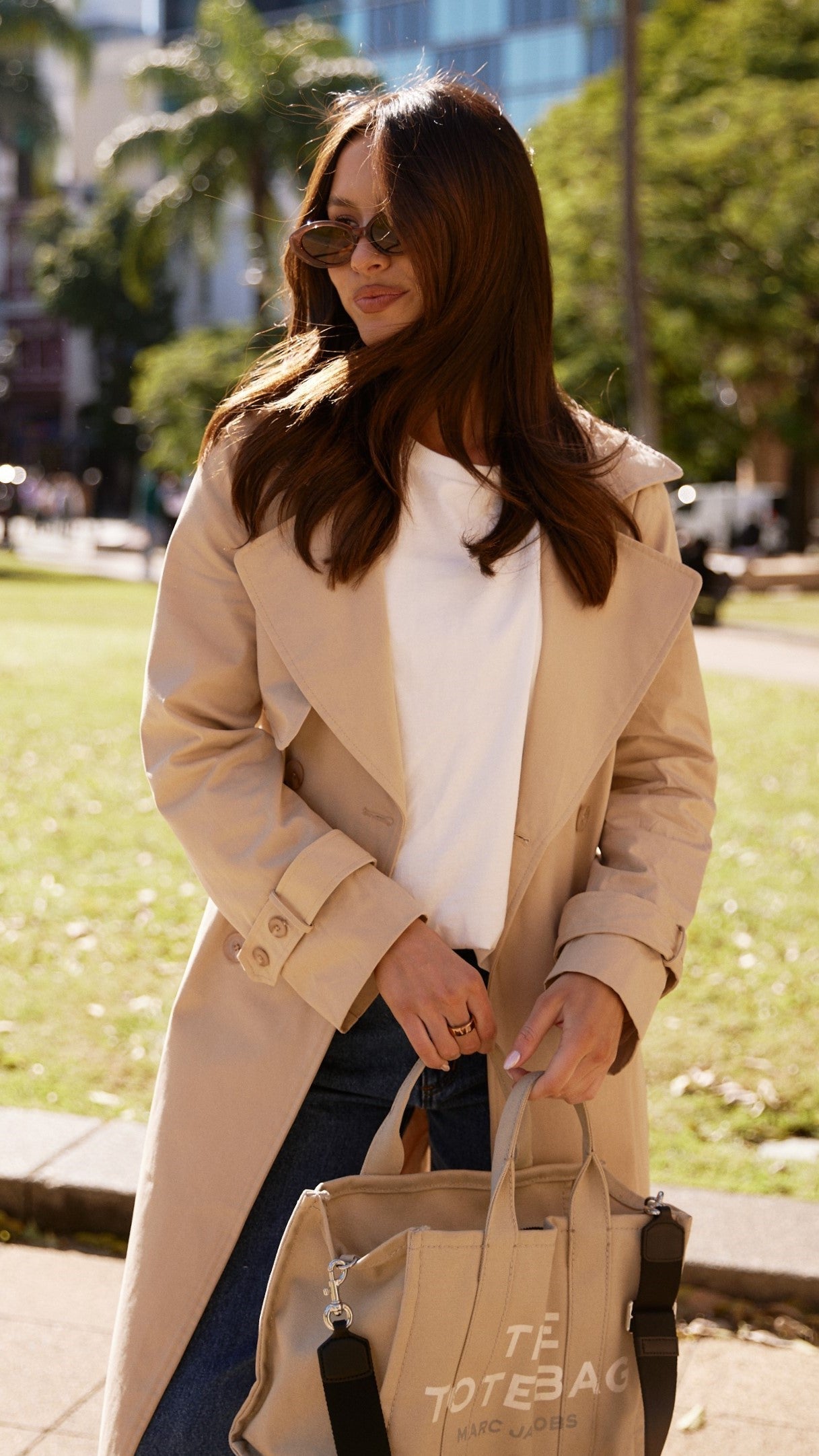 Gabardina Byron – camel