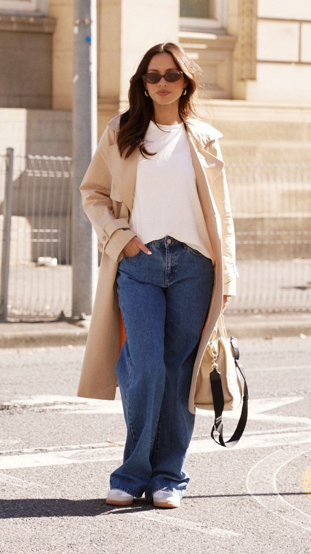 Gabardina Byron – camel