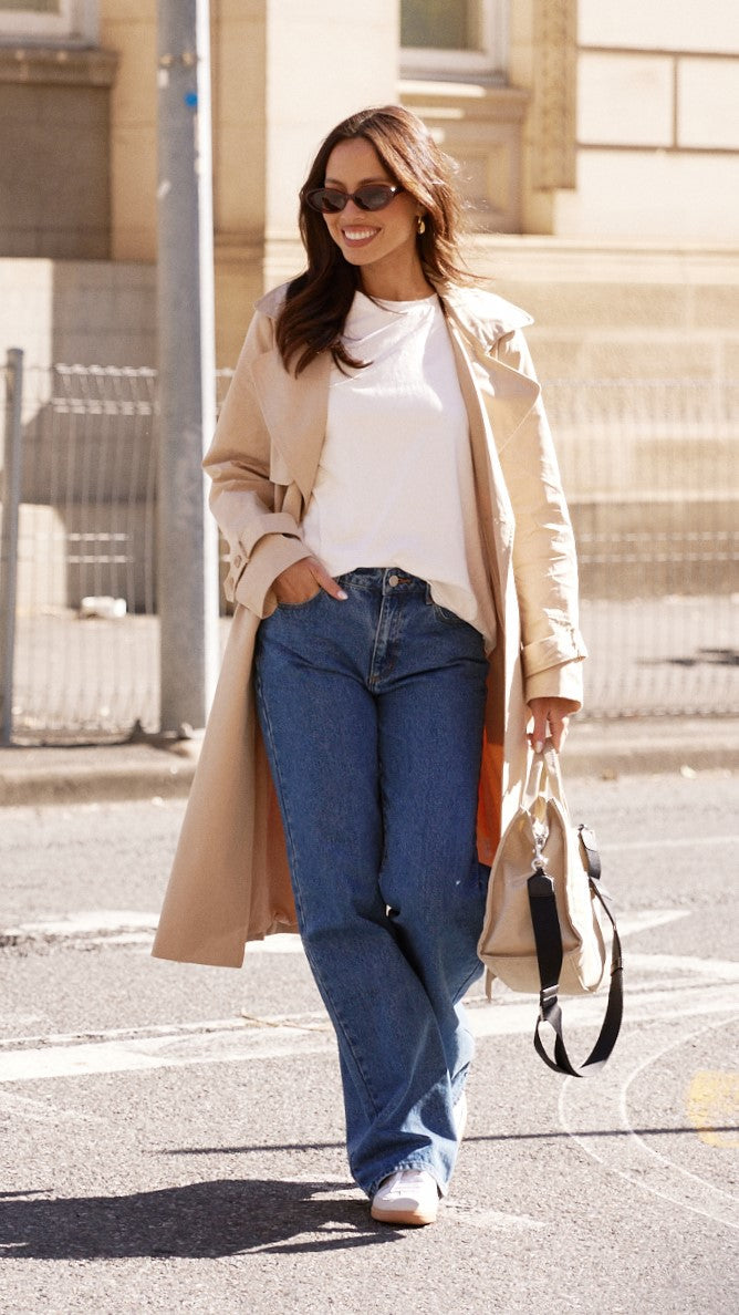 Gabardina Byron – camel