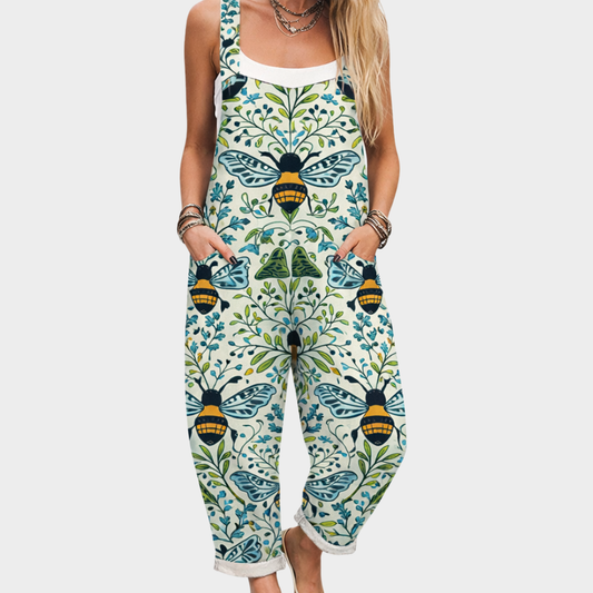 Printed Loose Fit Jumpsuit