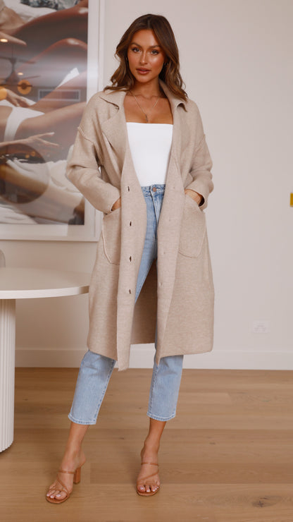 Chaqueta Kacela – beige avena