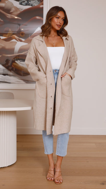 Chaqueta Kacela – beige avena