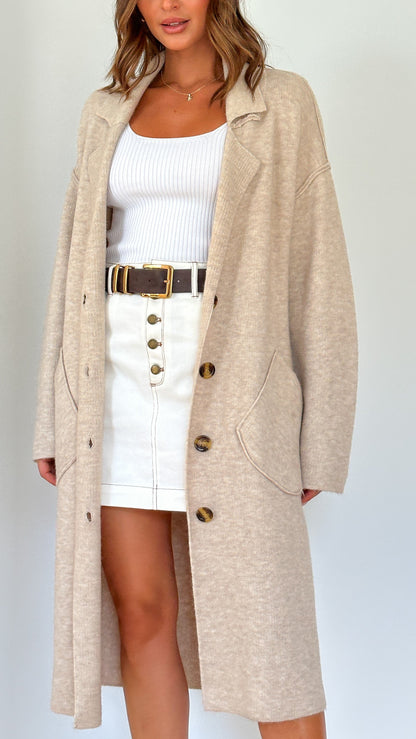 Chaqueta Kacela – beige avena