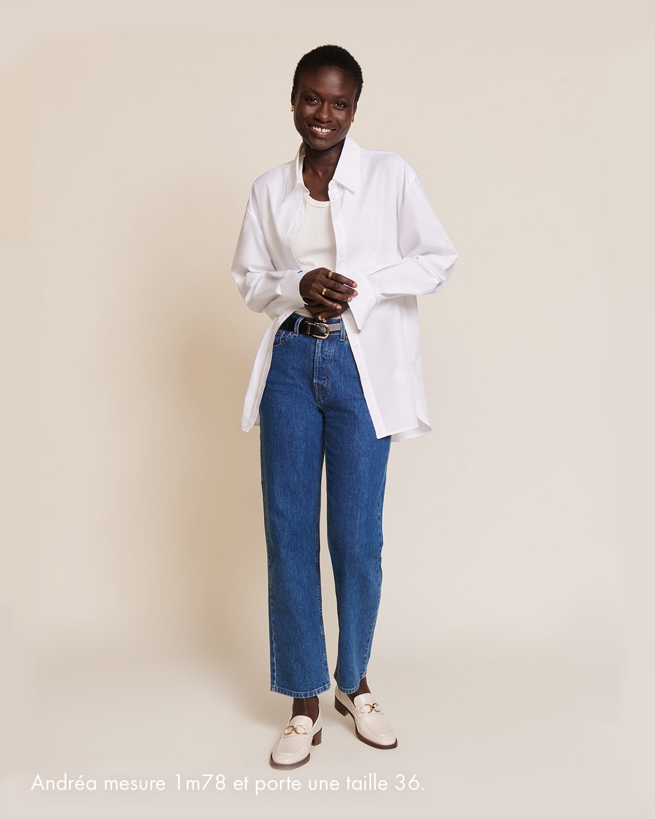 Jeans efecto favorecedor – índigo