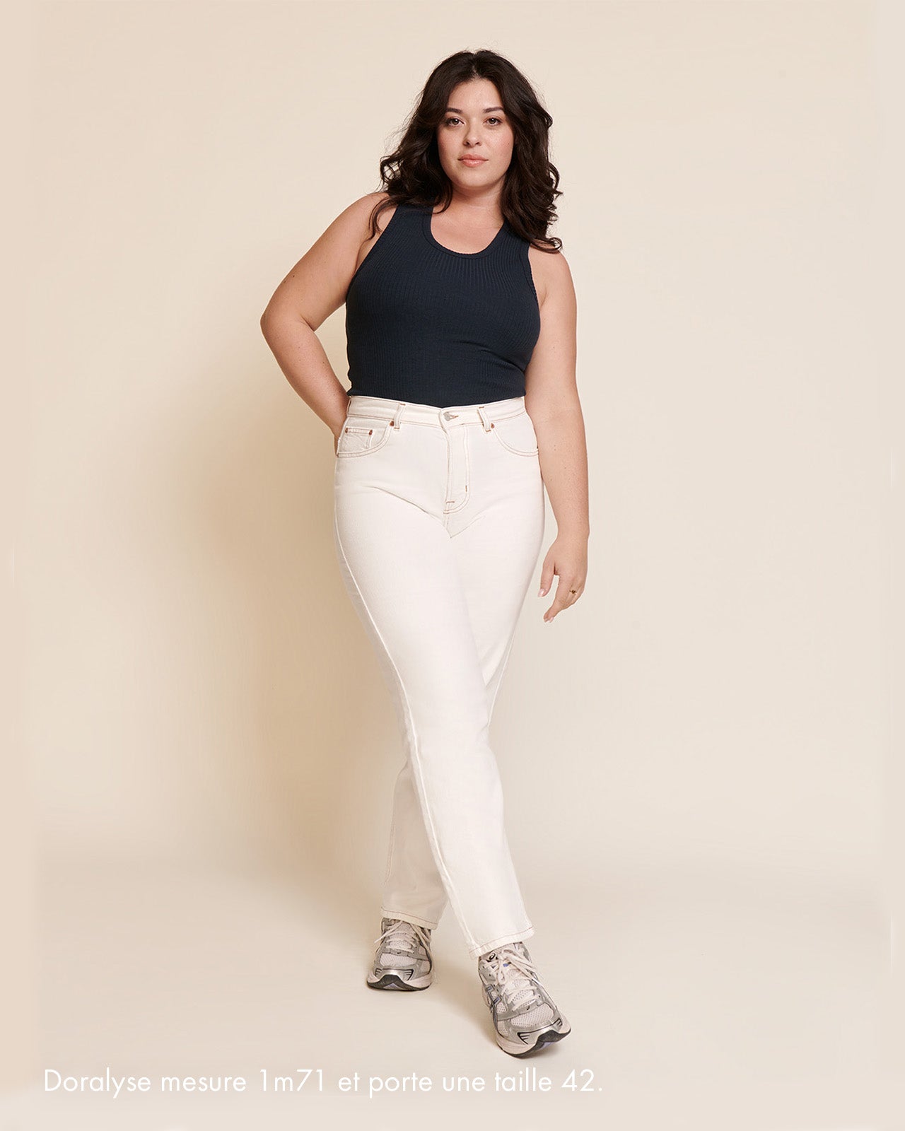 Jeans efecto favorecedor – crudo