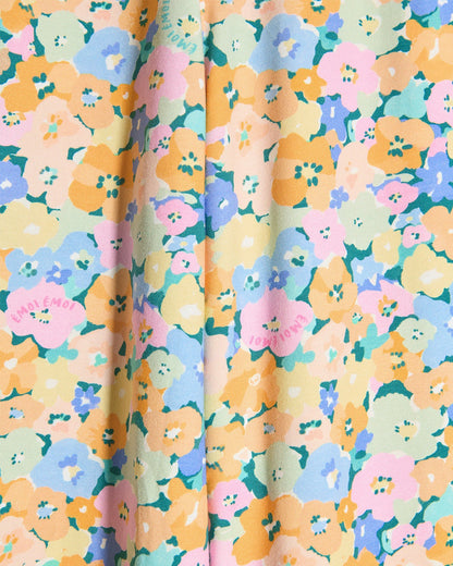 Leggings de algodón orgánico Lola – flores montaña