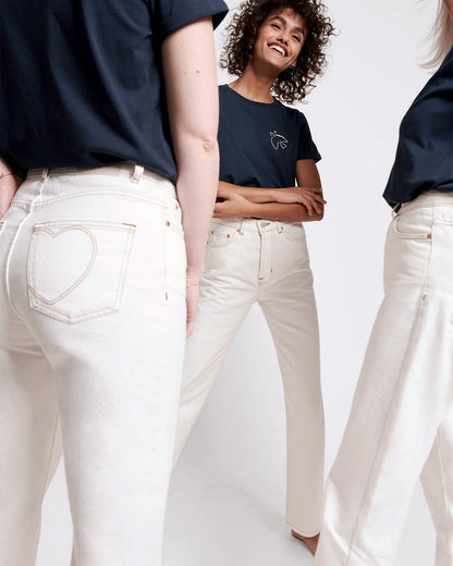 Jeans efecto favorecedor – crudo