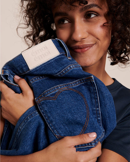Jeans efecto favorecedor – índigo