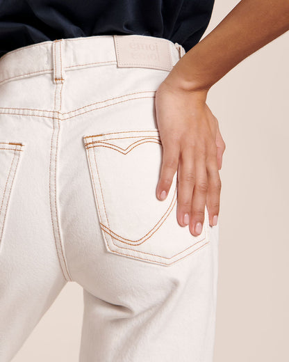 Jeans efecto favorecedor – crudo