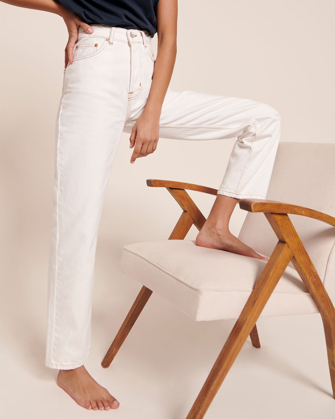 Jeans efecto favorecedor – crudo