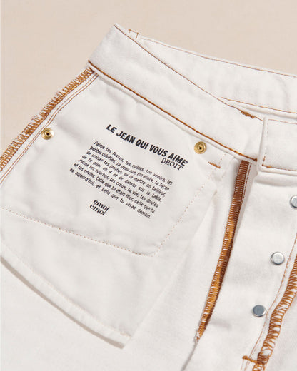 Jeans efecto favorecedor – crudo