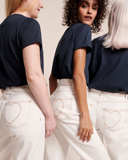 Jeans efecto favorecedor – crudo
